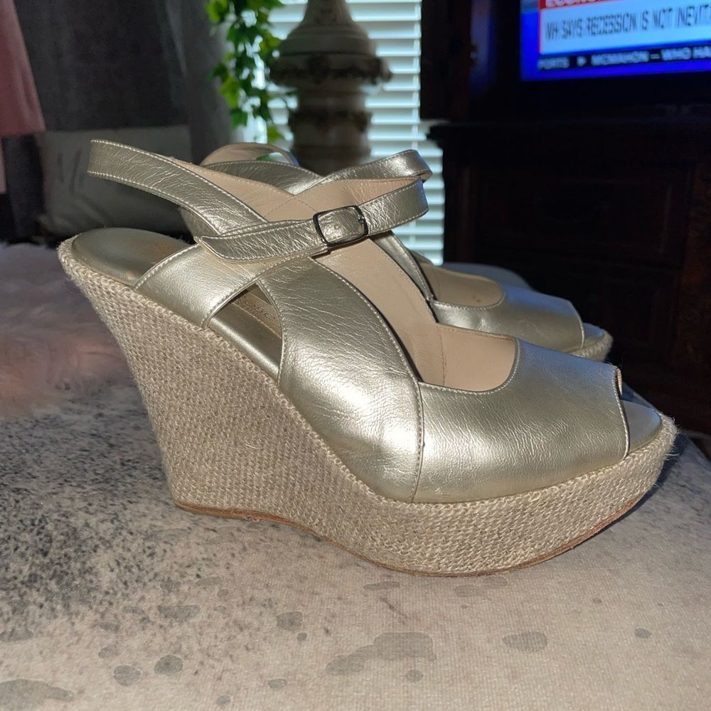 OLIVIA ROSE TAL BEIGE WEDGES
